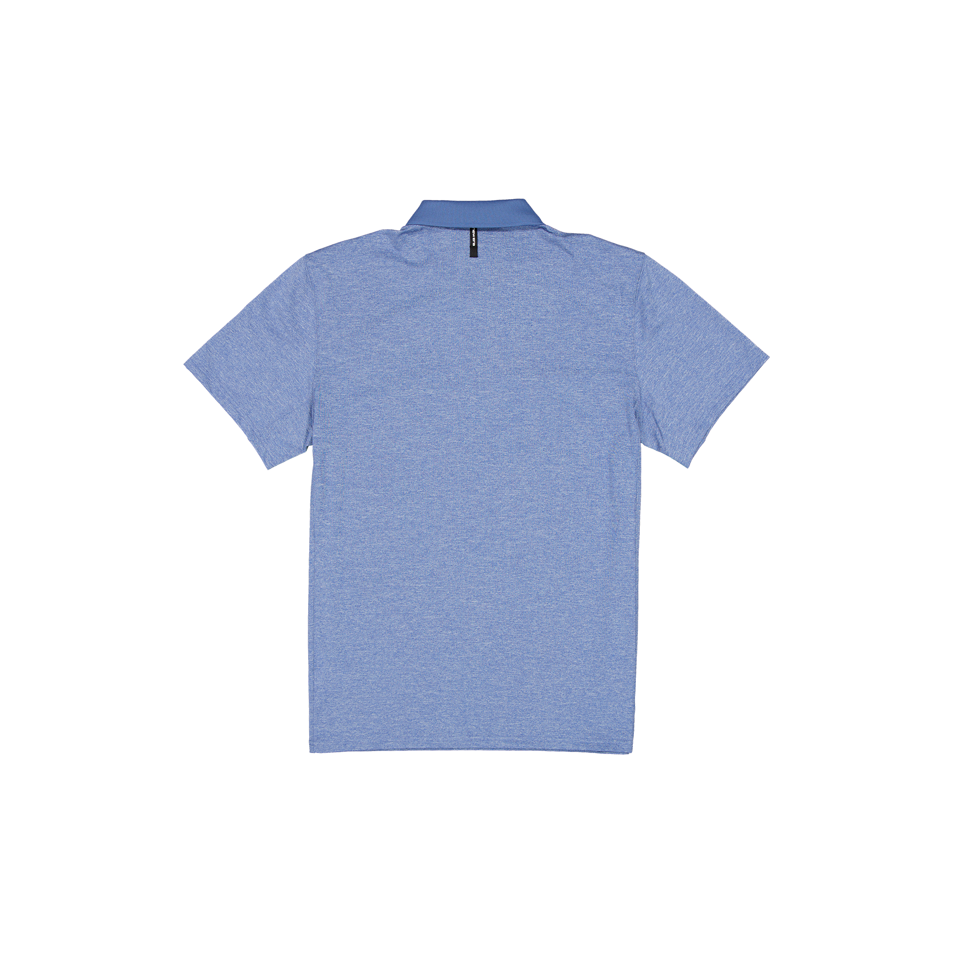 New Era Branded Golf Heather Indigo Blue Polo - Image 2
