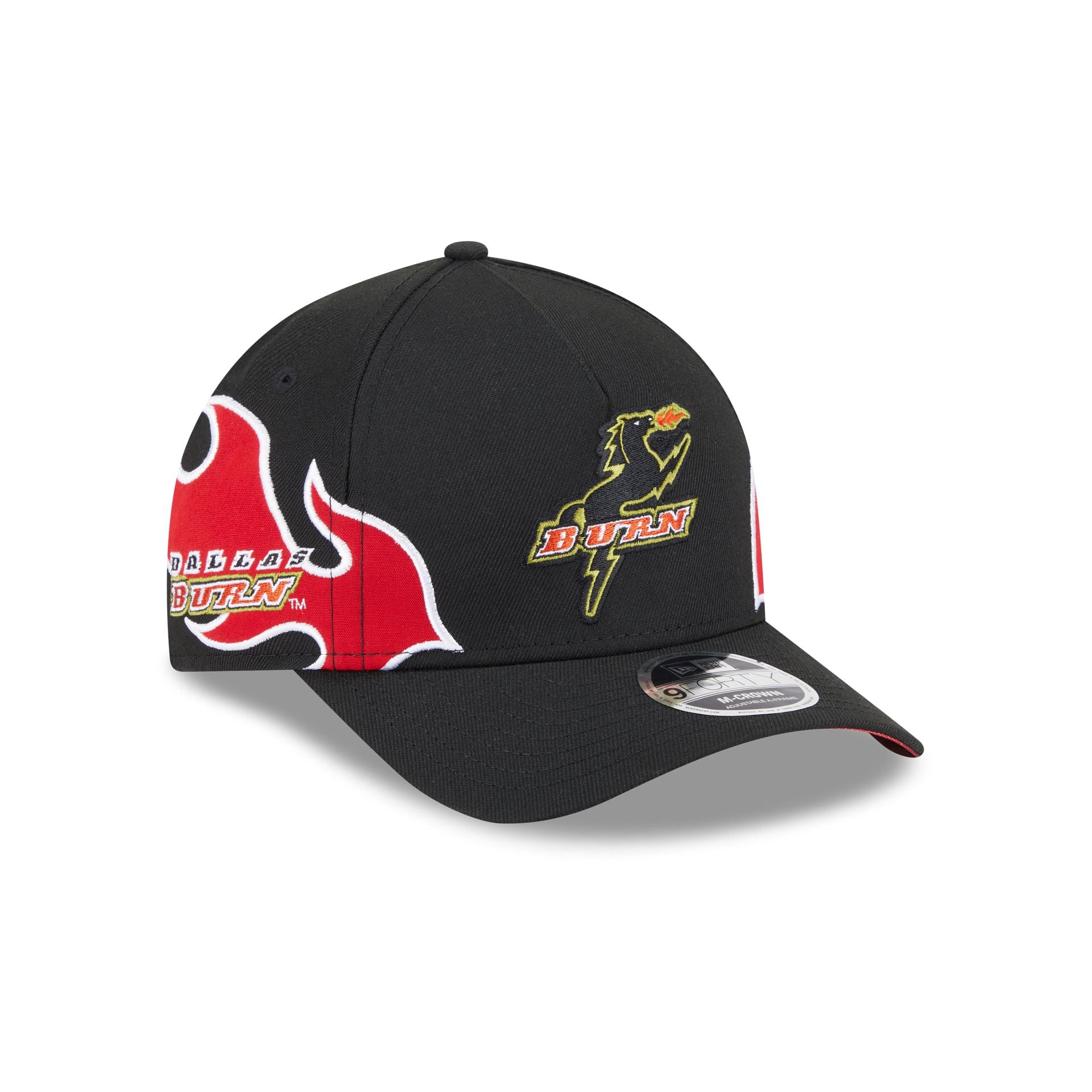 FC Dallas 2025 Jersey Hook Black 9FORTY M-Crown A-Frame Snapback Hat