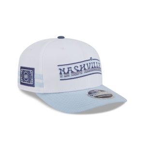 Nashville SC 2025 Jersey Hook White 9SEVENTY Stretch-Snap Hat