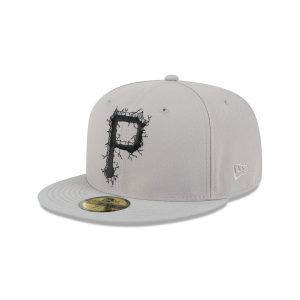Pittsburgh Pirates Cracked Cement 59FIFTY Fitted Hat