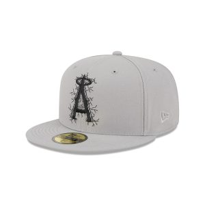 Los Angeles Angels Cracked Cement 59FIFTY Fitted Hat
