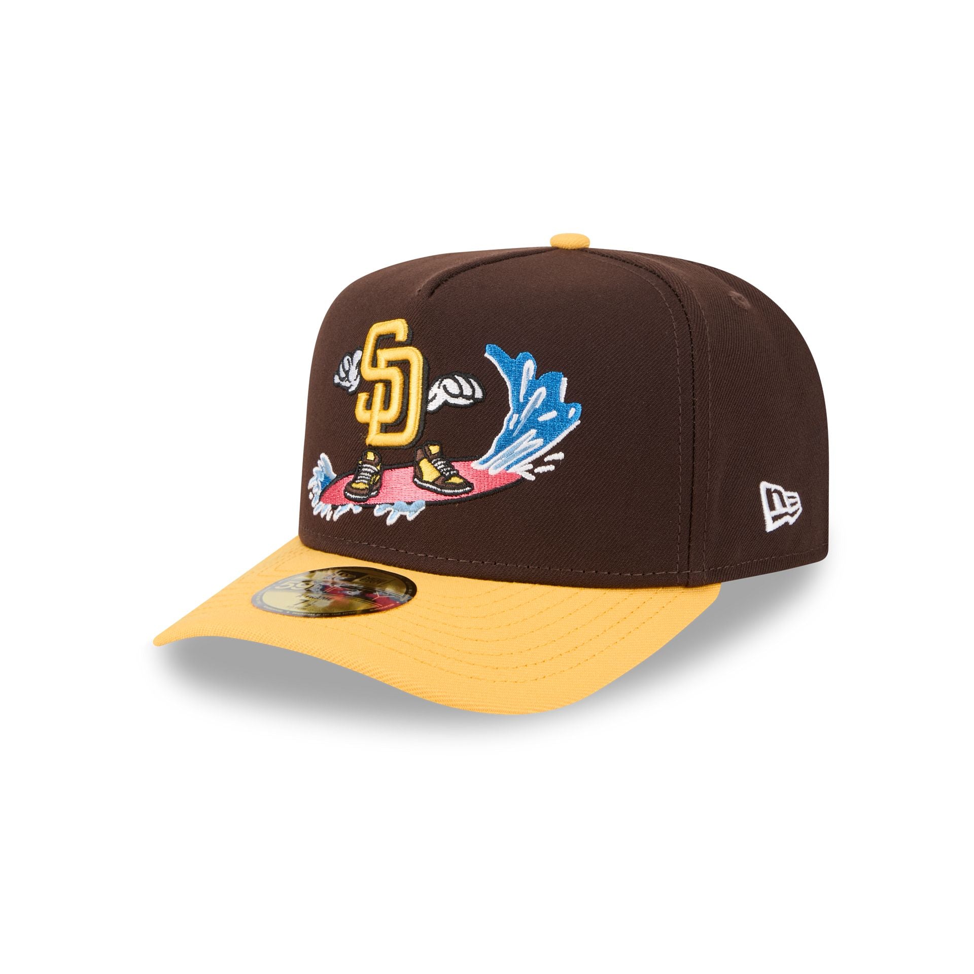 San Diego Padres Cartoon 59FIFTY A-Frame Fitted Hat - Image 3