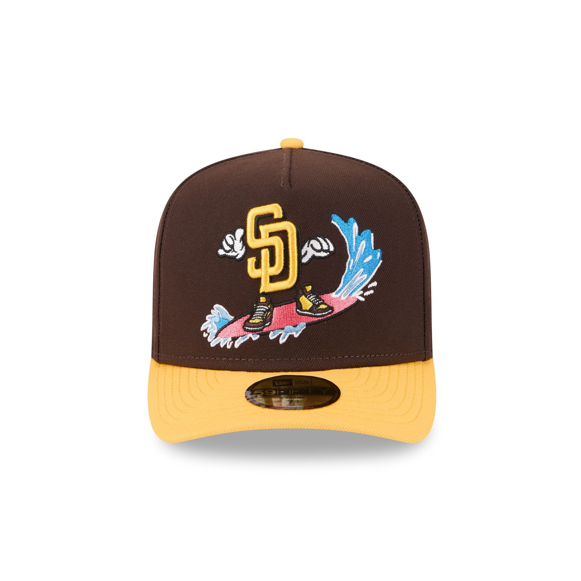 San Diego Padres Cartoon 59FIFTY A-Frame Fitted Hat - Image 2
