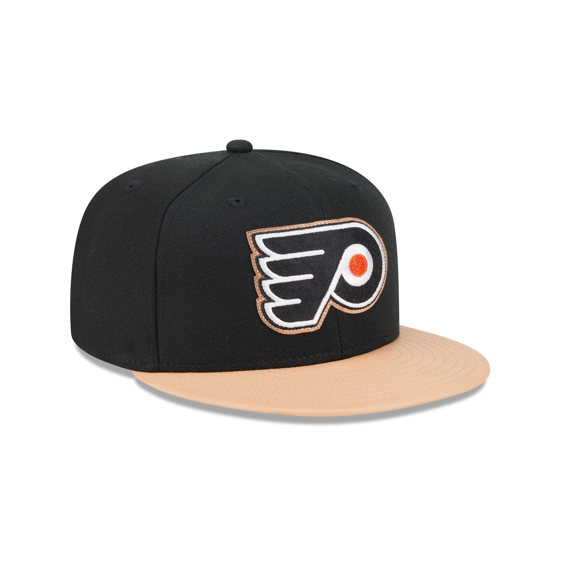 Philadelphia Flyers Leather Visor 59FIFTY Fitted Hat - Image 3