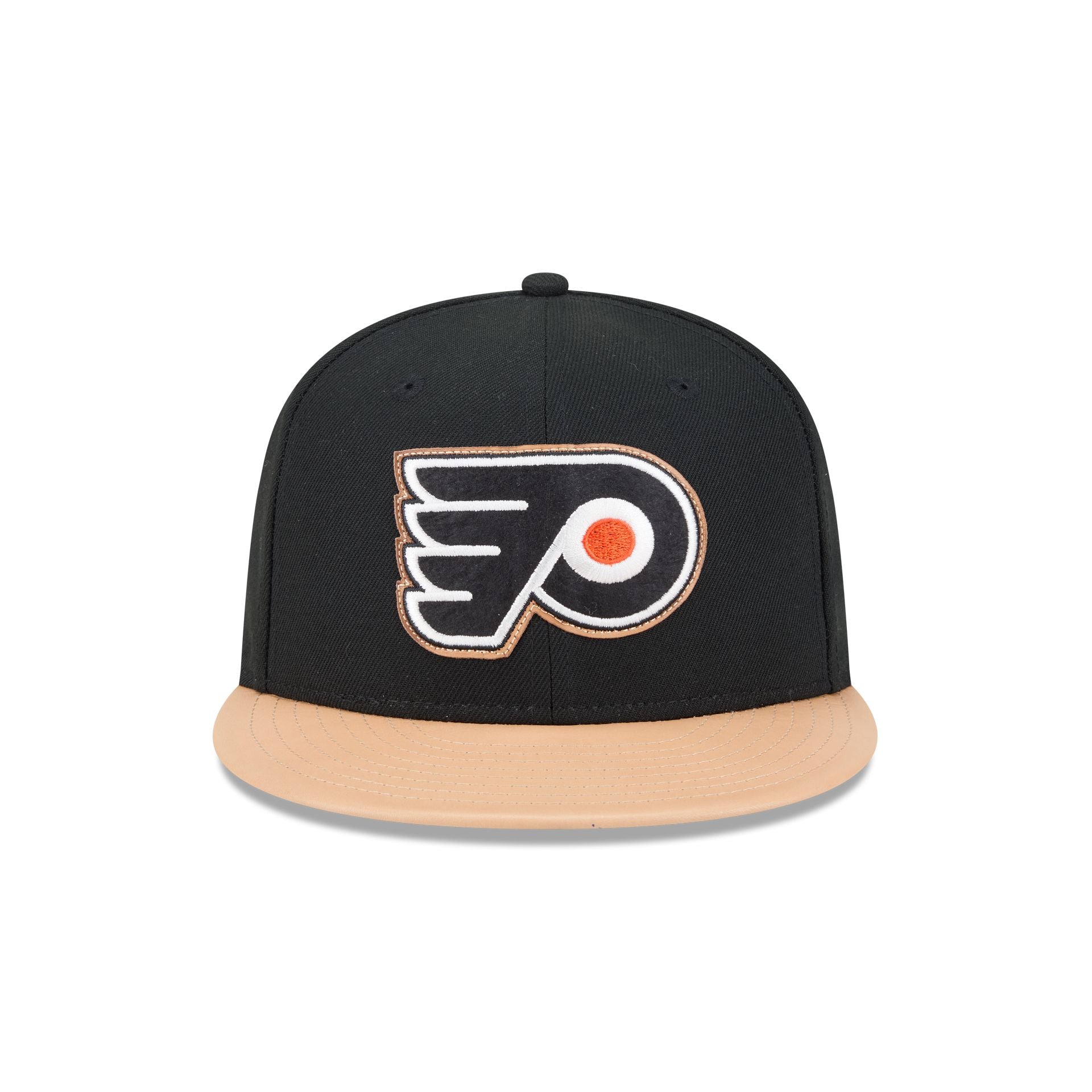 Philadelphia Flyers Leather Visor 59FIFTY Fitted Hat - Image 2
