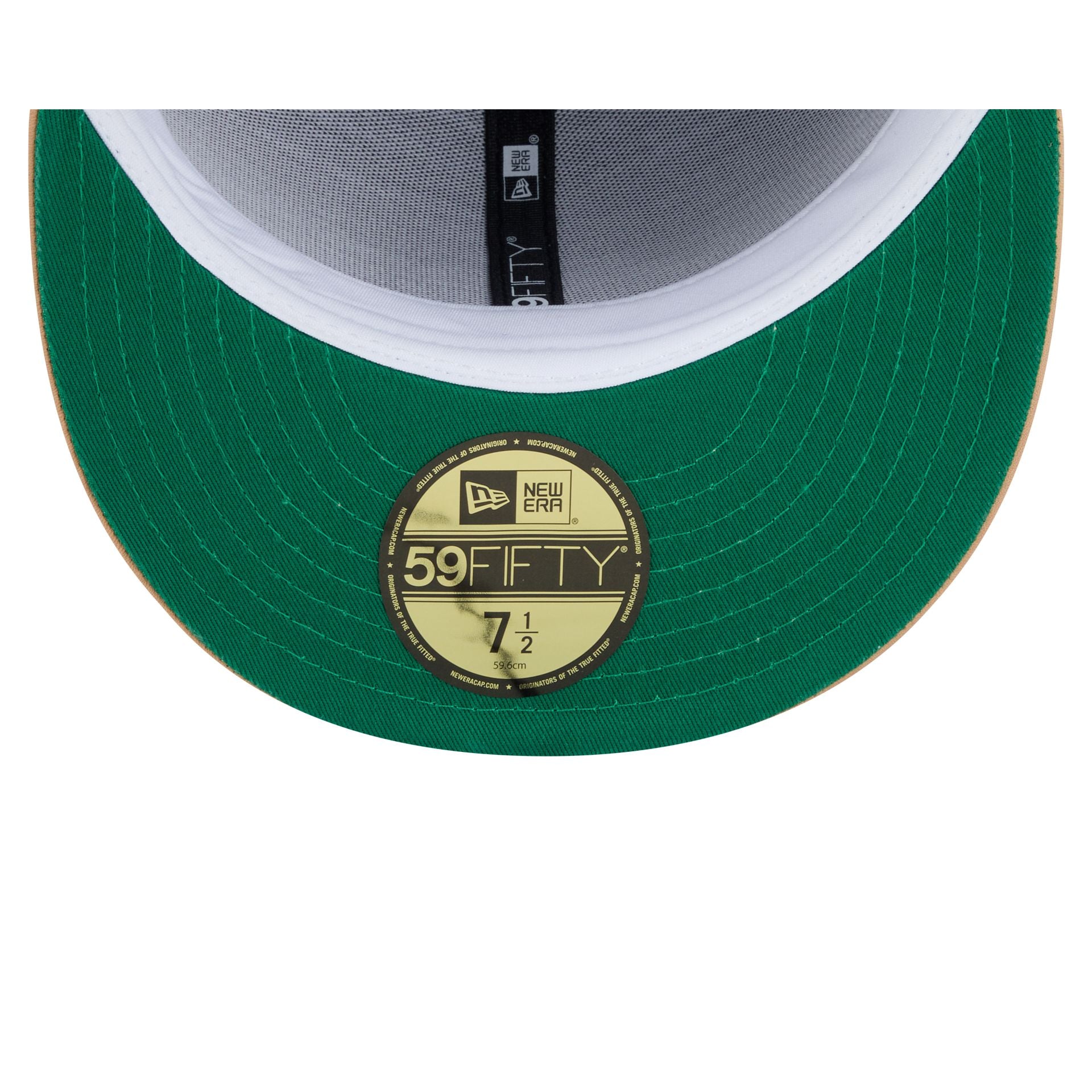 New York Rangers Leather Visor 59FIFTY Fitted Hat - Image 7