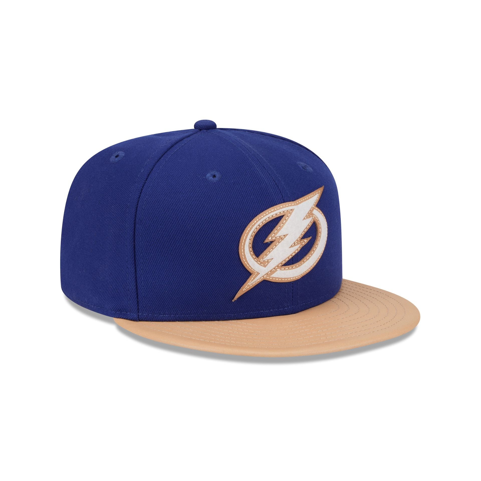 Tampa Bay Lightning Leather Visor 59FIFTY Fitted Hat - Image 3