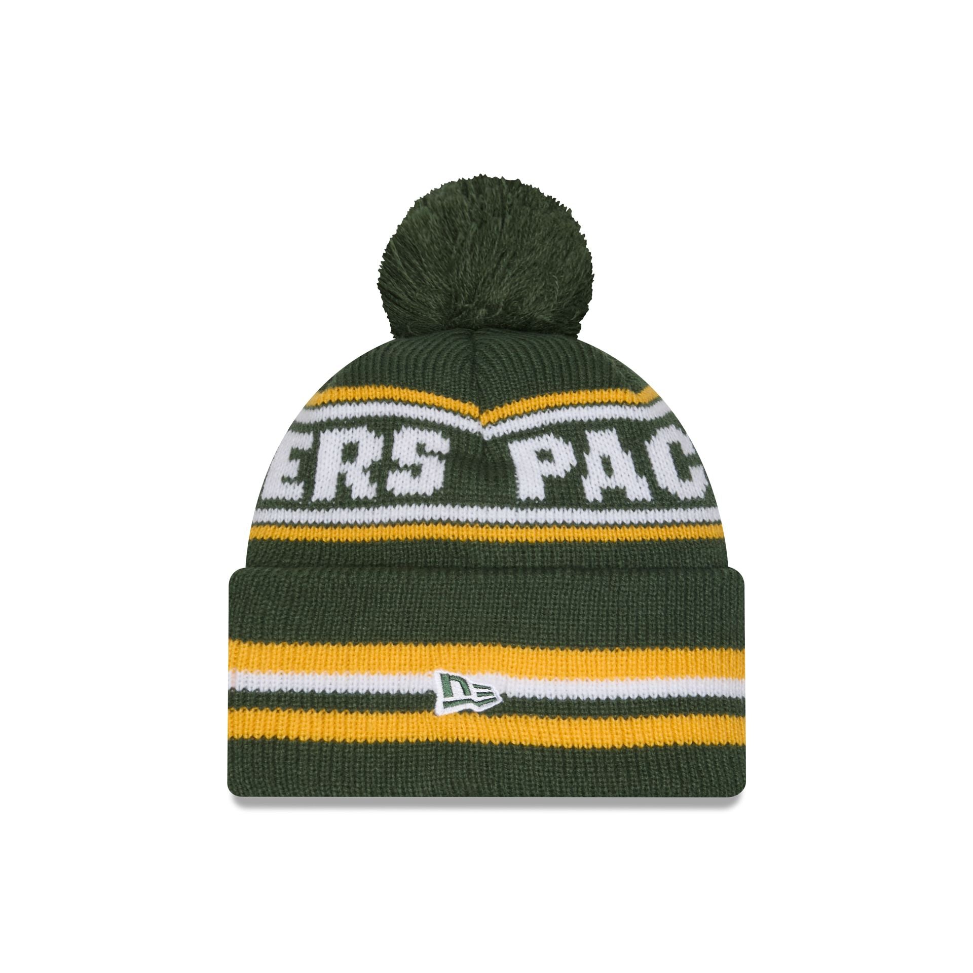 Green Bay Packers Classic Pom Knit Hat - Image 2