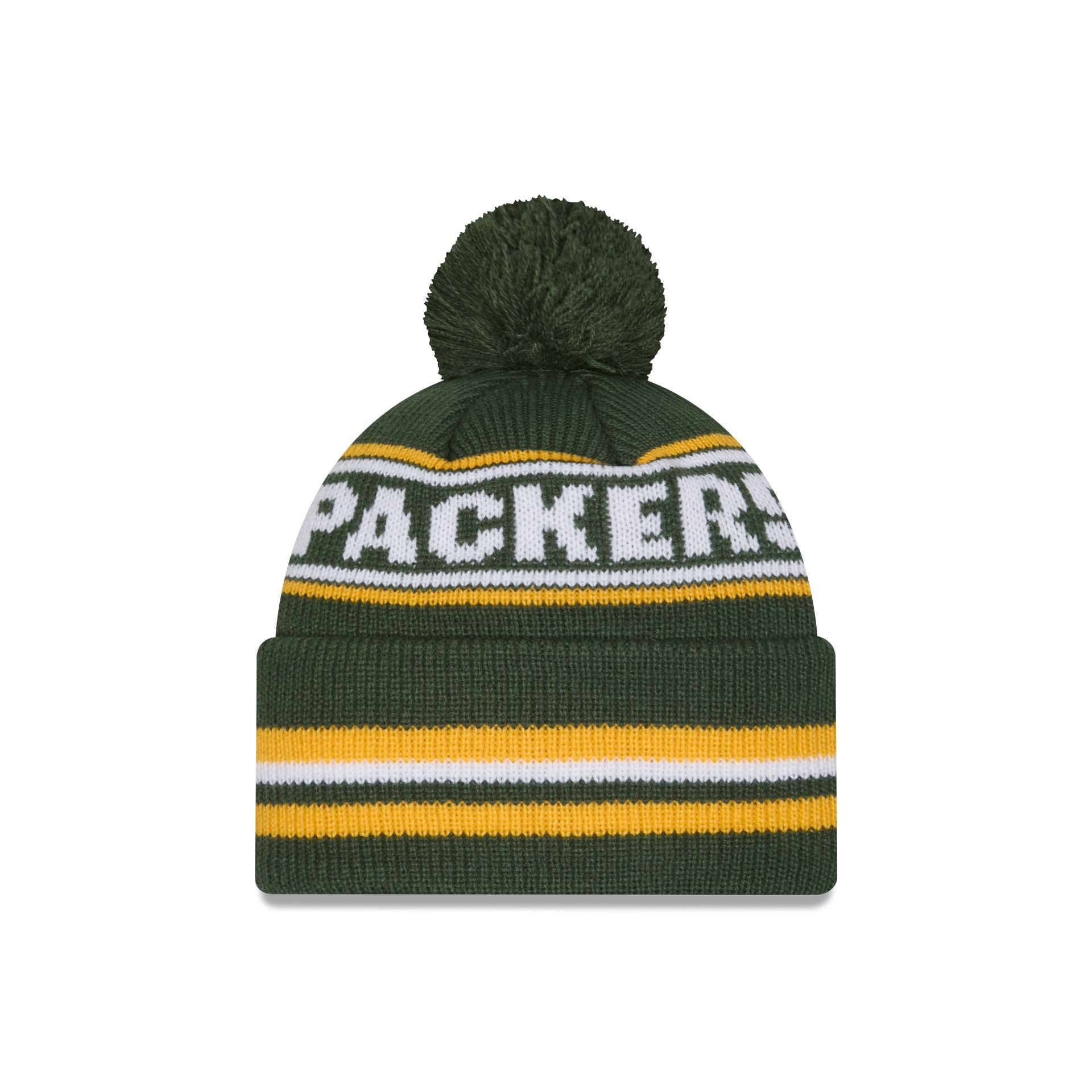 Green Bay Packers Classic Pom Knit Hat - Image 3