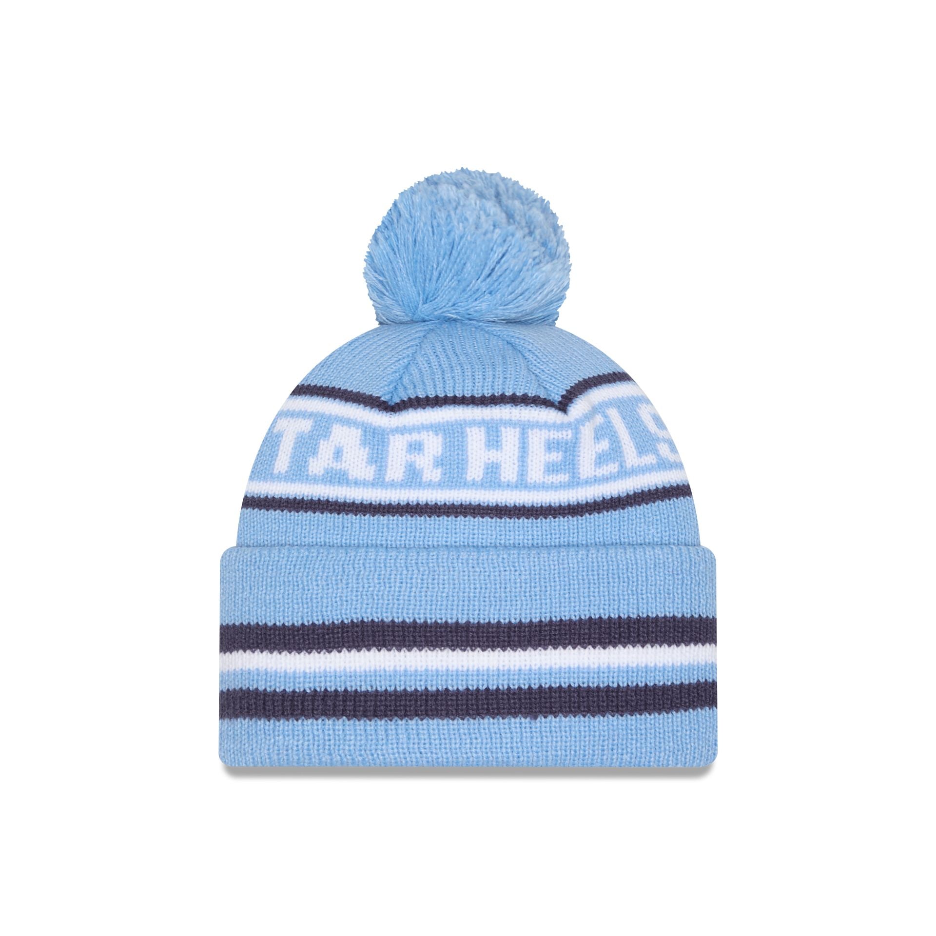 North Carolina Tar Heels Classic Pom Knit Hat - Image 3