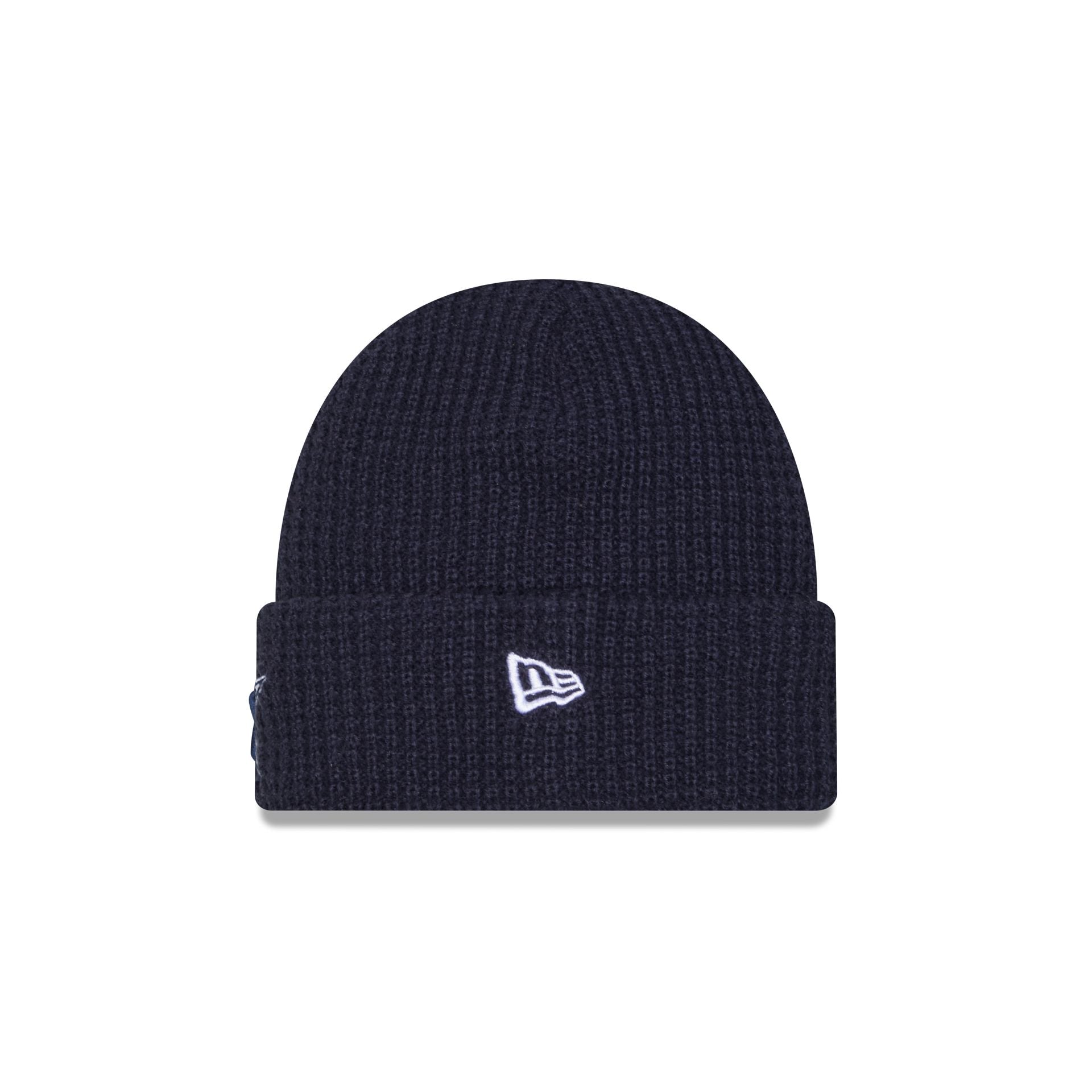 Dallas Cowboys Waffle Stitch Knit Beanie Hat - Image 2