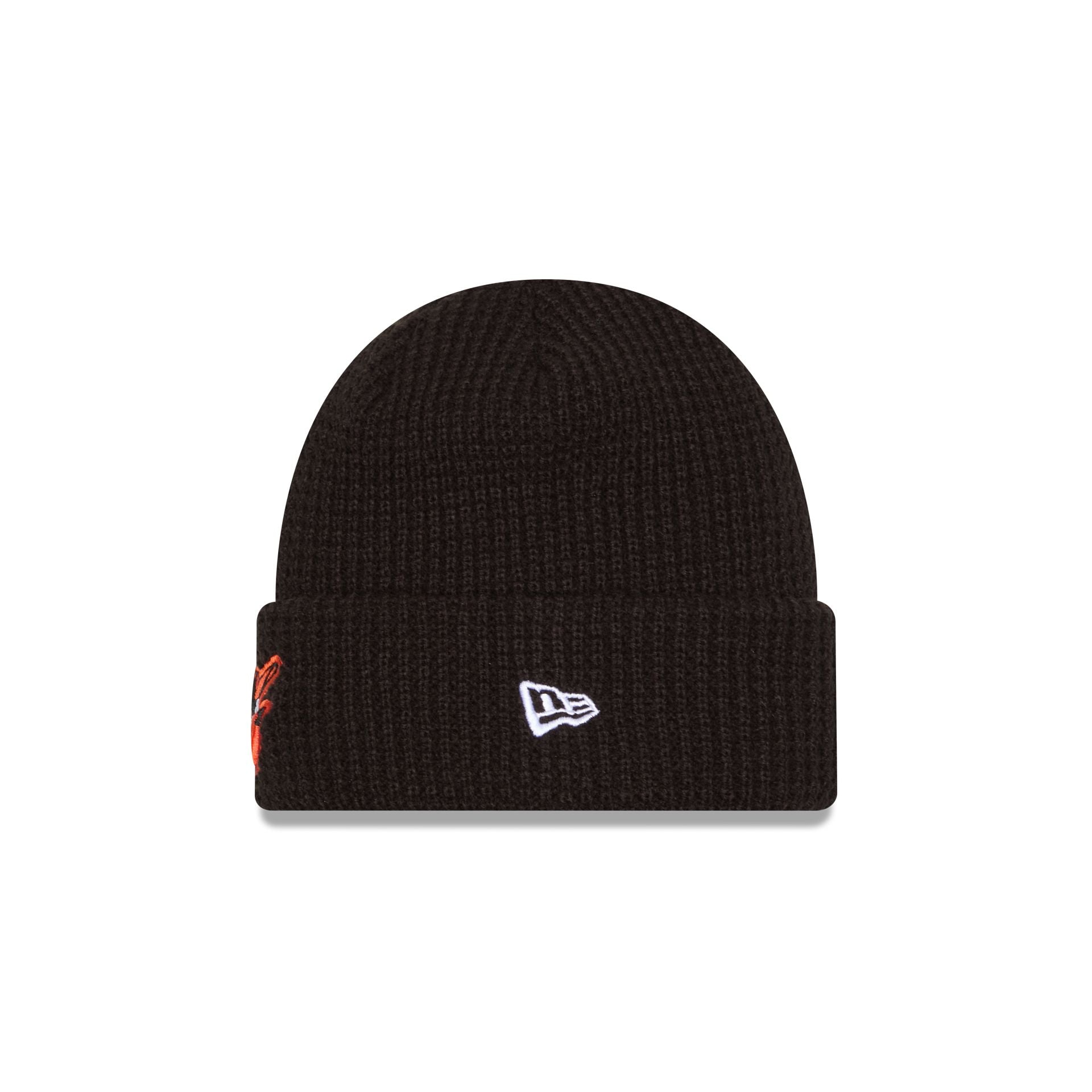 Baltimore Orioles Waffle Stitch Knit Beanie Hat - Image 2