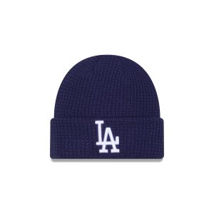 Los Angeles Dodgers Waffle Stitch Knit Beanie Hat