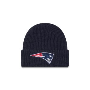 New England Patriots Waffle Stitch Knit Beanie Hat