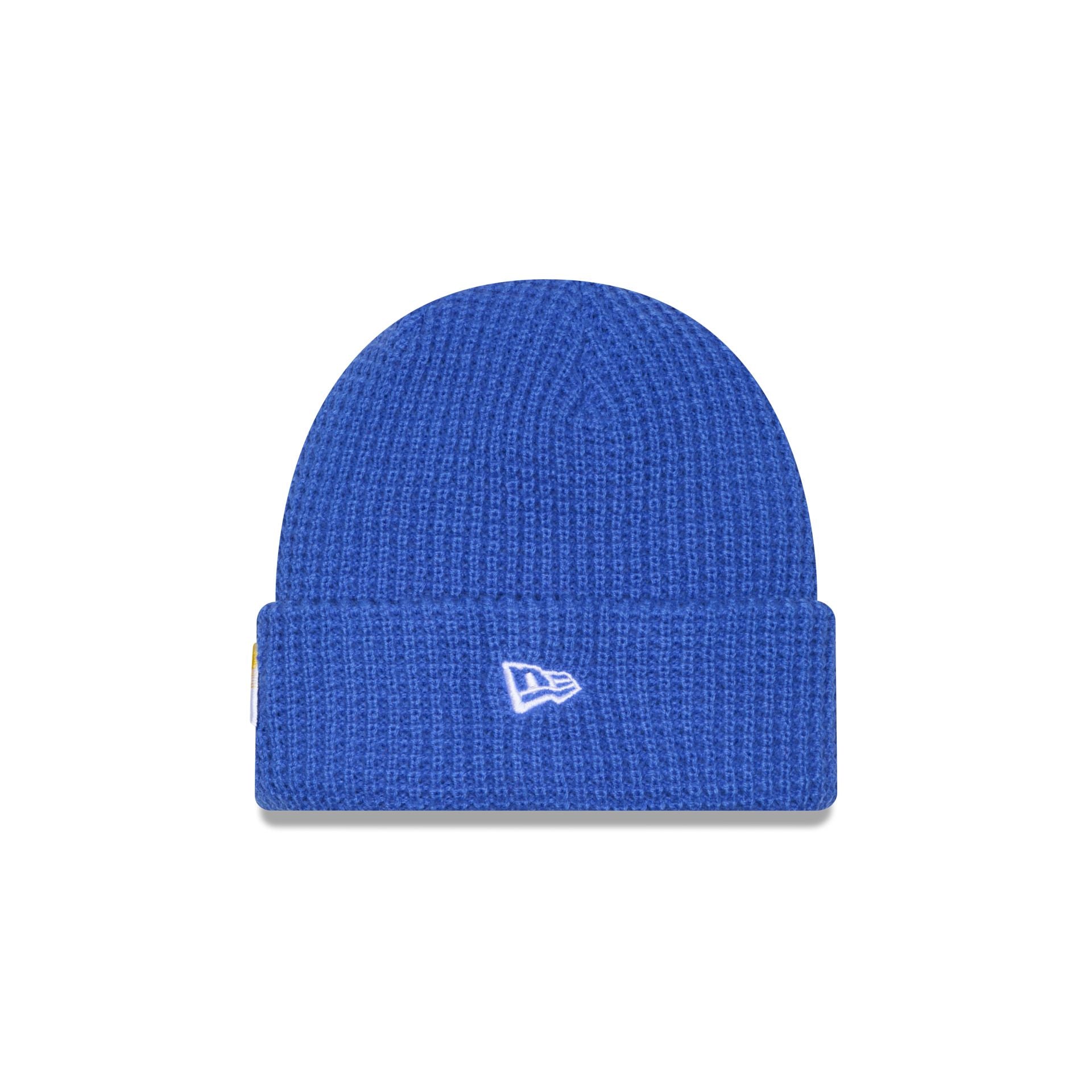 Los Angeles Rams Waffle Stitch Knit Beanie Hat - Image 2
