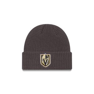Vegas Golden Knights Waffle Stitch Knit Beanie Hat