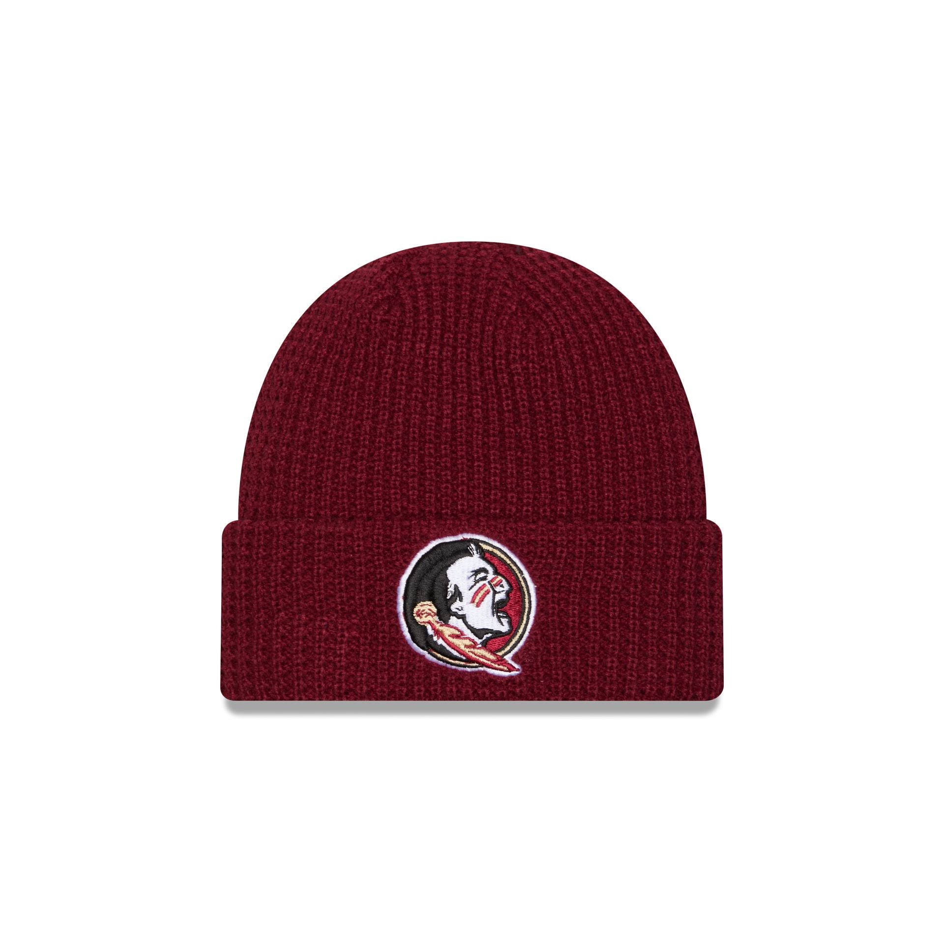 Florida State Seminoles Waffle Stitch Knit Beanie Hat