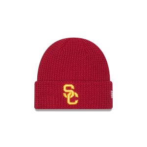 USC Trojans Waffle Stitch Knit Beanie Hat