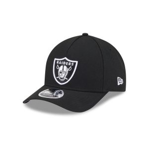 Las Vegas Raiders Black & White 9FORTY M-Crown A-Frame Snapback Hat