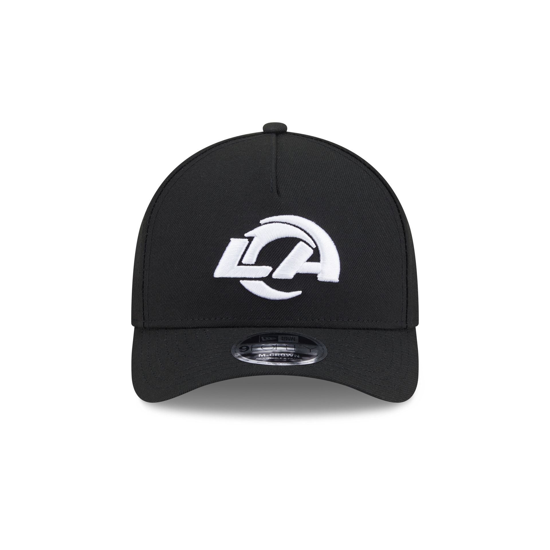 Los Angeles Rams Black & White 9FORTY M-Crown A-Frame Snapback Hat - Image 2