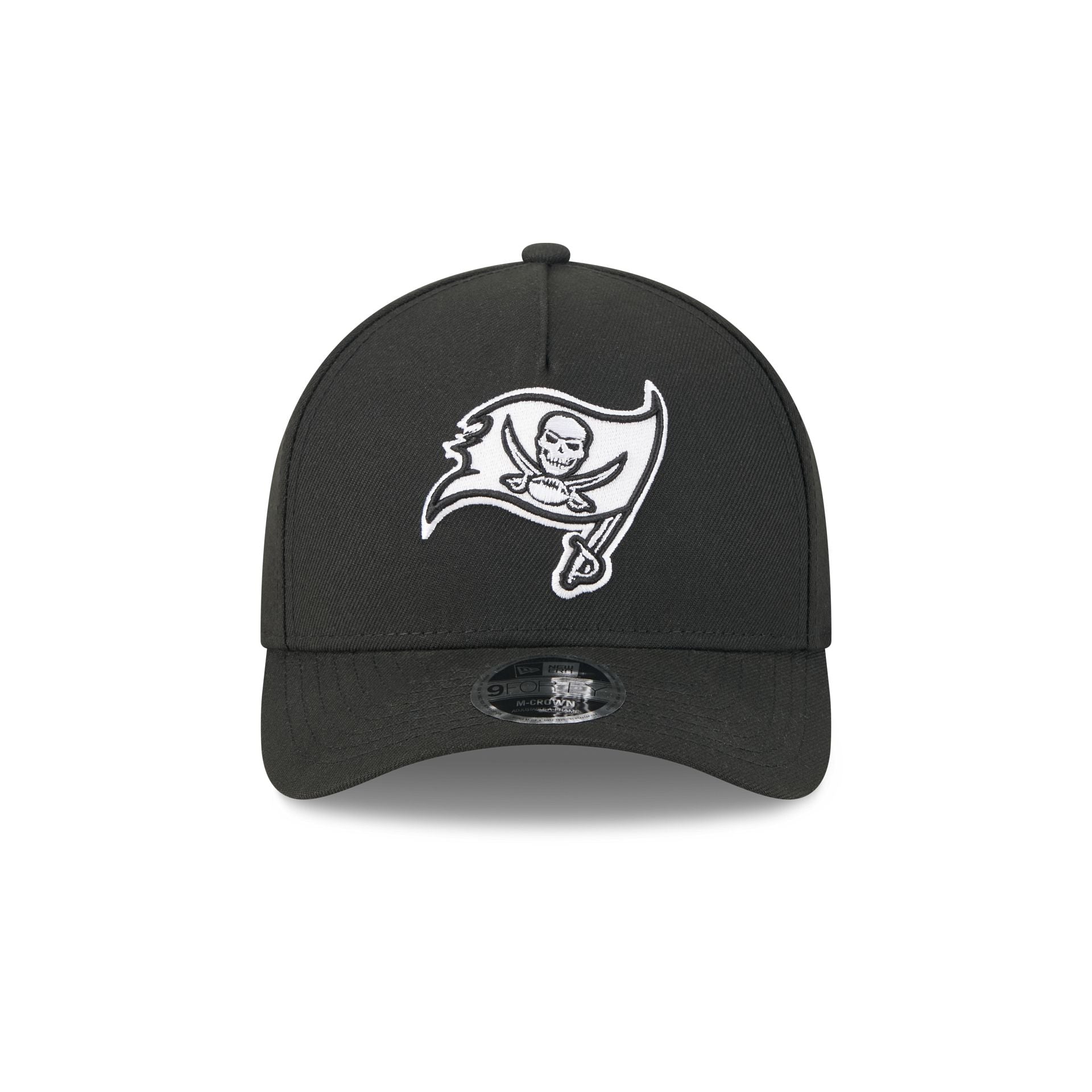 Tampa Bay Buccaneers Black & White 9FORTY M-Crown A-Frame Snapback Hat - Image 2