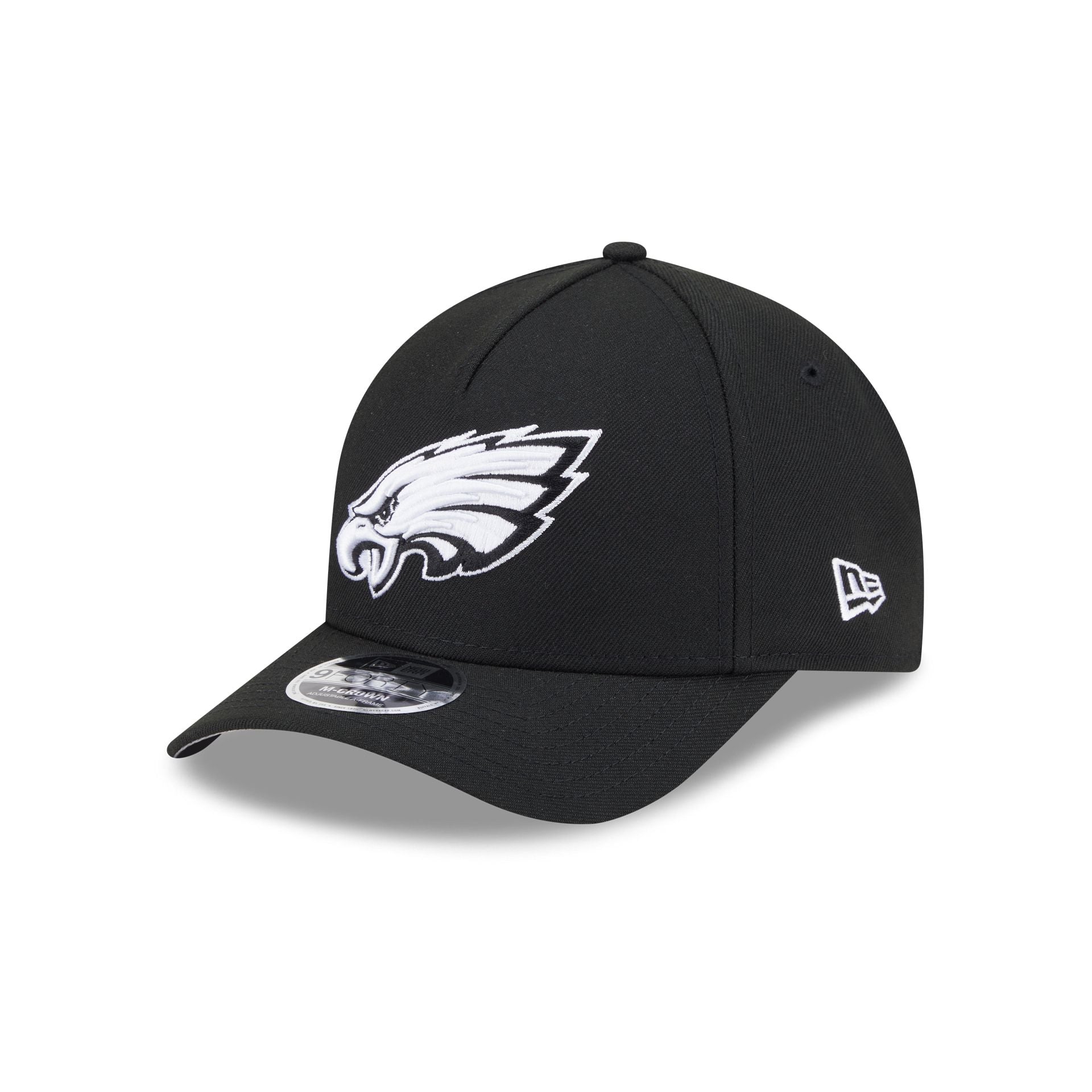 Philadelphia Eagles Black & White 9FORTY M-Crown A-Frame Snapback Hat
