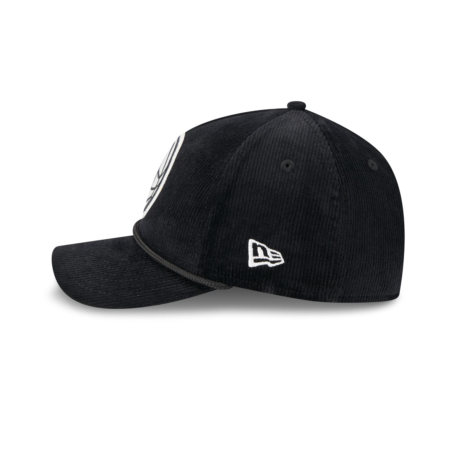 Brooklyn Nets Corduroy 9FORTY M-Crown A-Frame Snapback Hat - Image 4