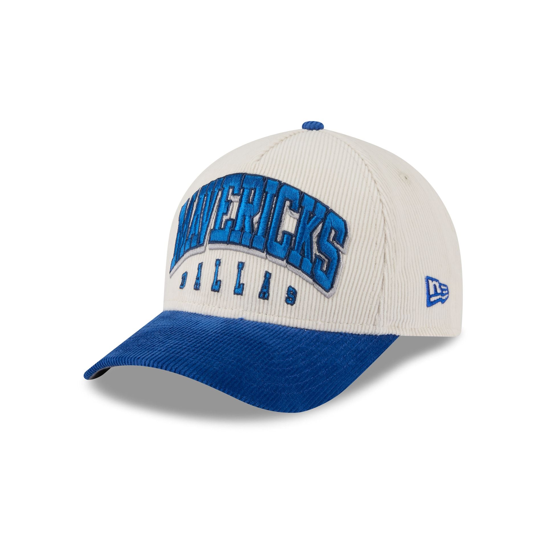 Dallas Mavericks Stacked Corduroy 9FORTY M-Crown A-Frame Snapback Hat - Image 3