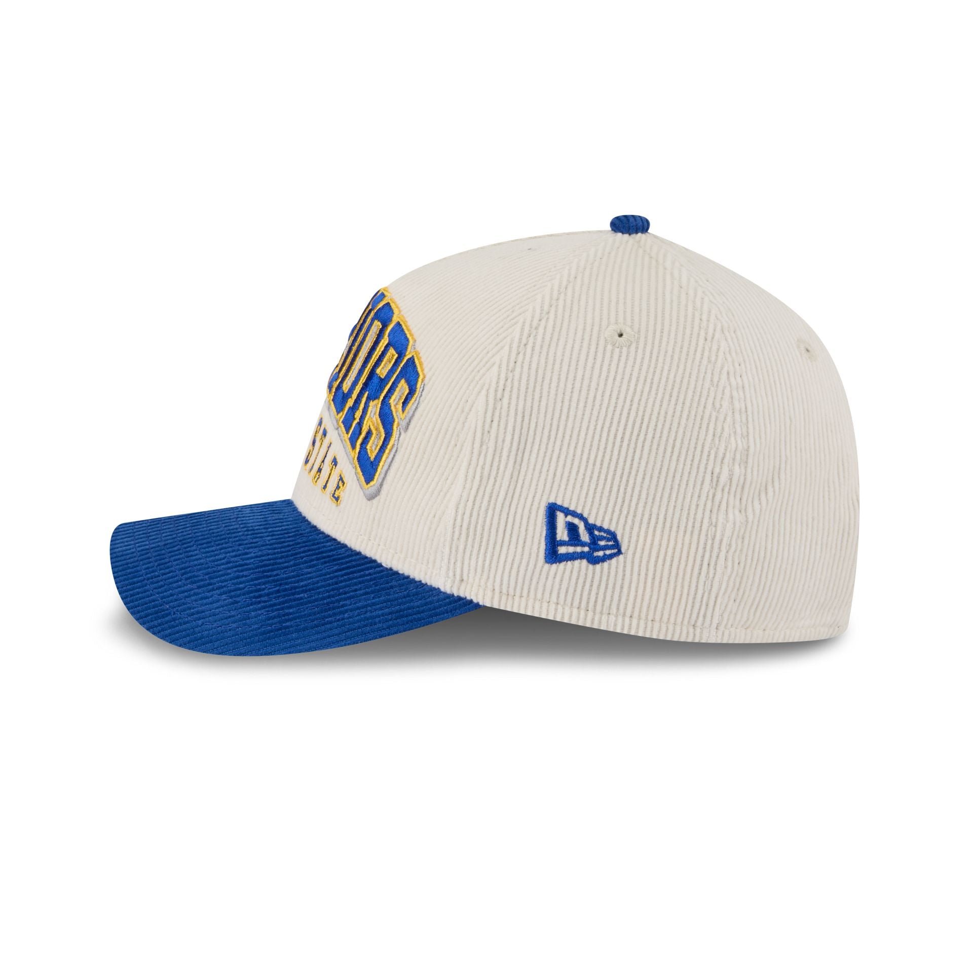 Golden State Warriors Stacked Corduroy 9FORTY M-Crown A-Frame Snapback Hat - Image 5