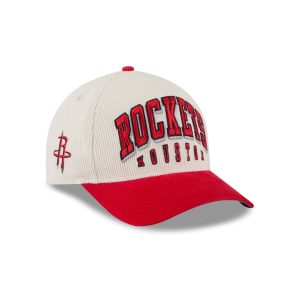 Houston Rockets Stacked Corduroy 9FORTY M-Crown A-Frame Snapback Hat