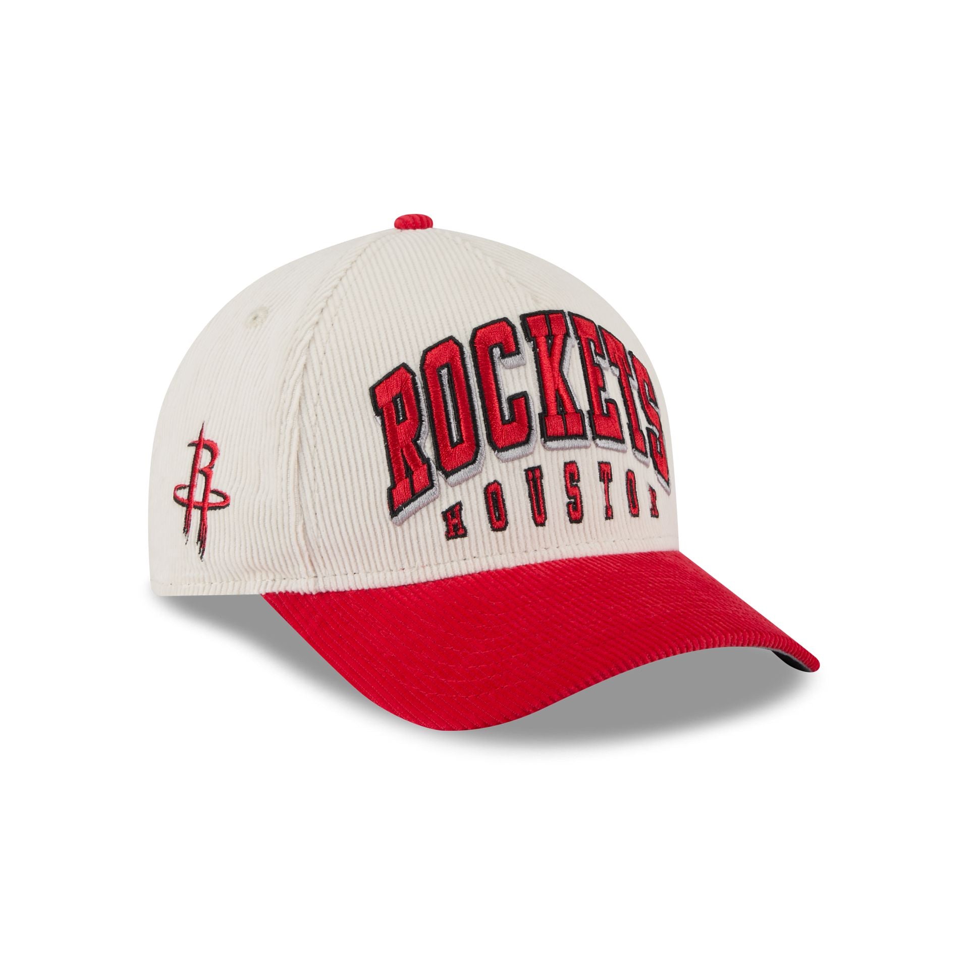 Houston Rockets Stacked Corduroy 9FORTY M-Crown A-Frame Snapback Hat
