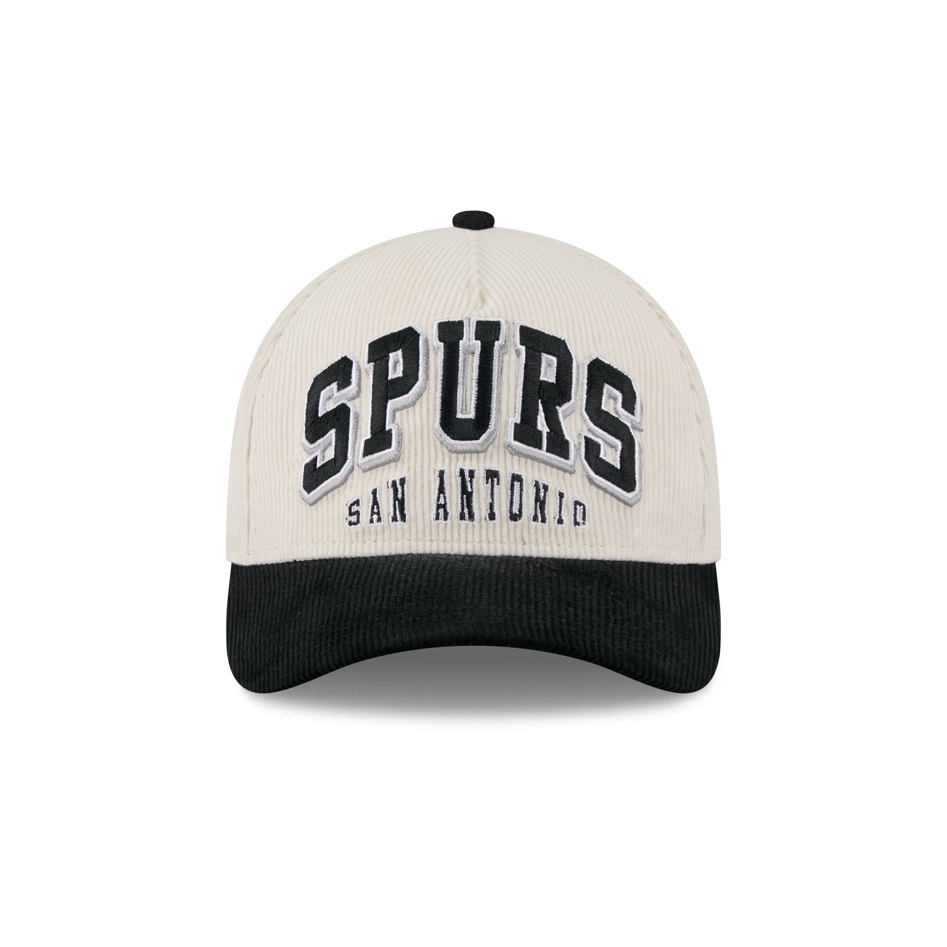 San Antonio Spurs Stacked Corduroy 9FORTY M-Crown A-Frame Snapback Hat - Image 2