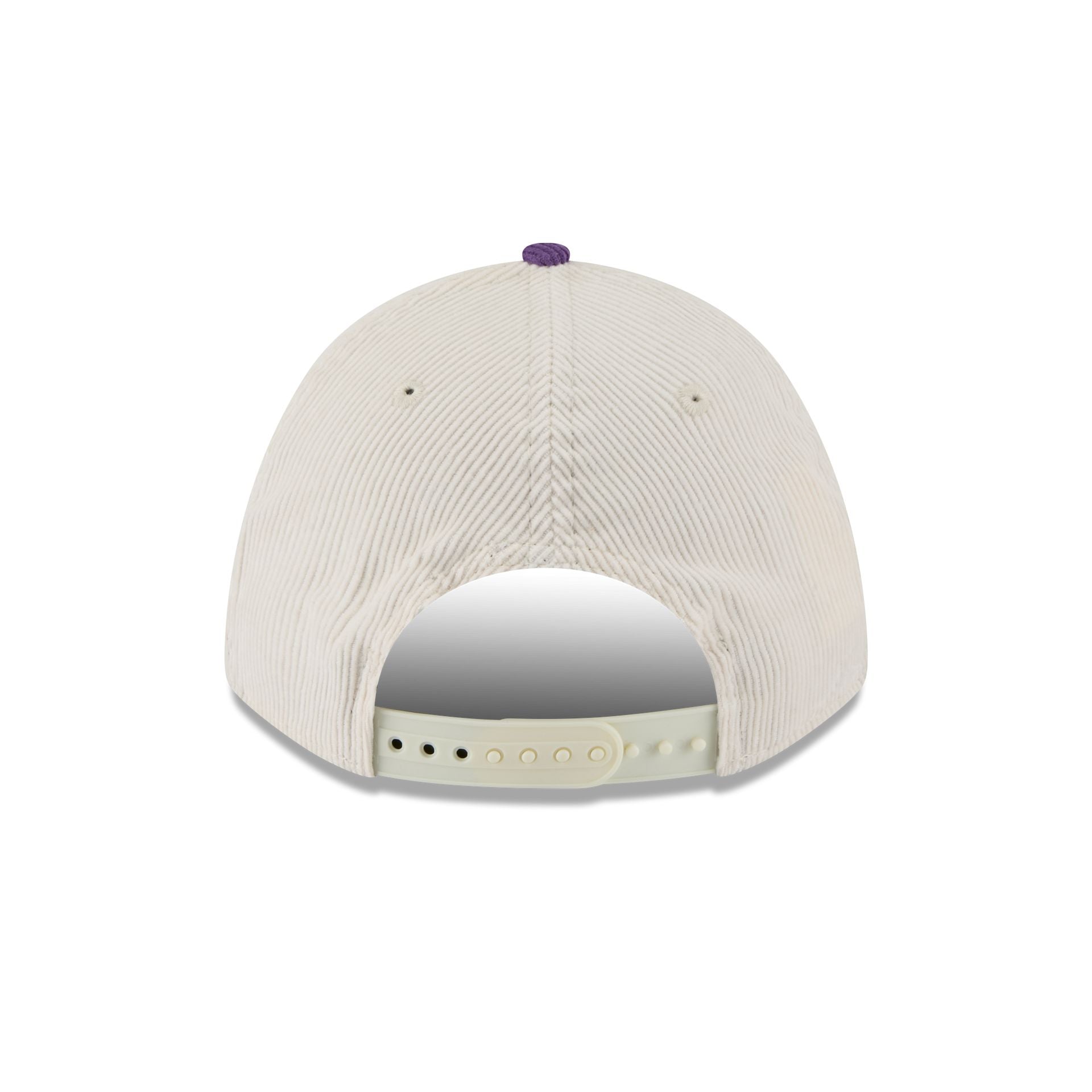 Los Angeles Lakers Stacked Corduroy 9FORTY M-Crown A-Frame Snapback Hat - Image 6