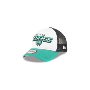Boston Celtics Shine Kids 9FORTY A-Frame Trucker Hat