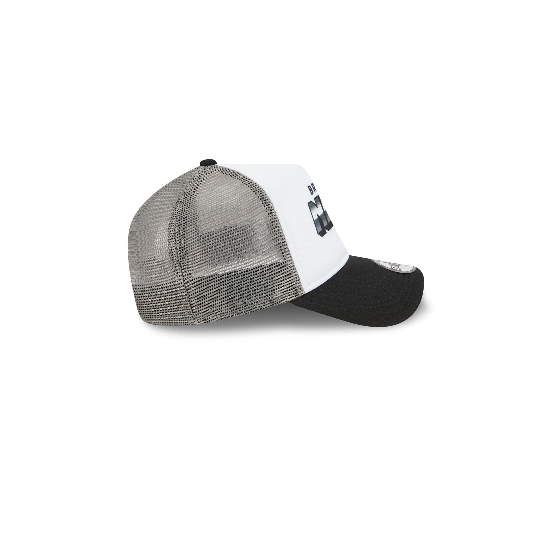 Brooklyn Nets Shine Kids 9FORTY A-Frame Trucker Hat - Image 5
