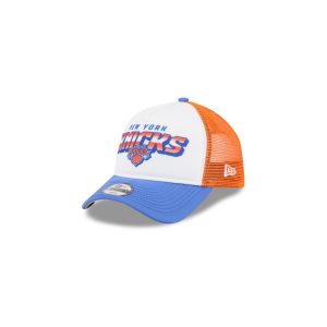 New York Knicks Shine Kids 9FORTY A-Frame Trucker Hat