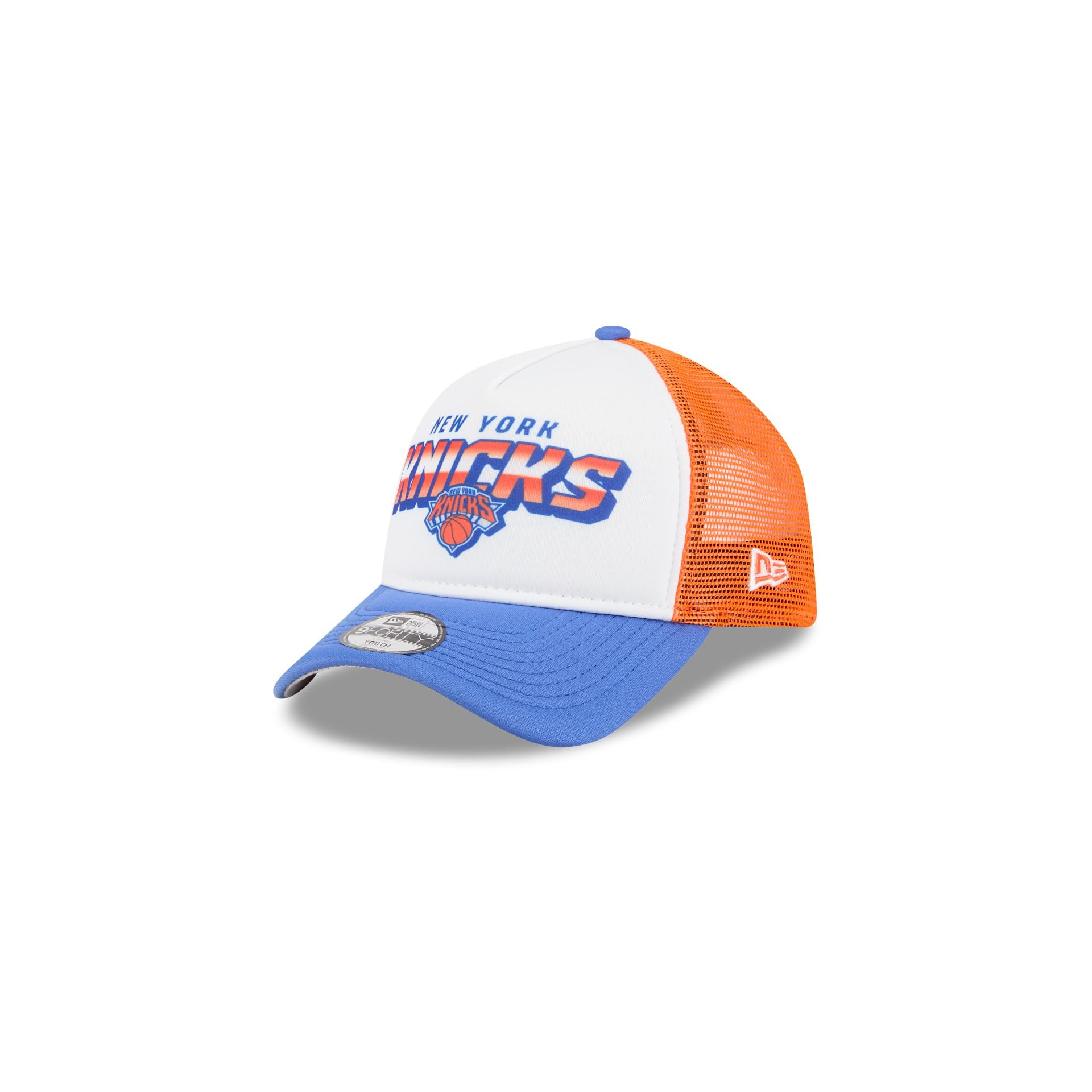 New York Knicks Shine Kids 9FORTY A-Frame Trucker Hat