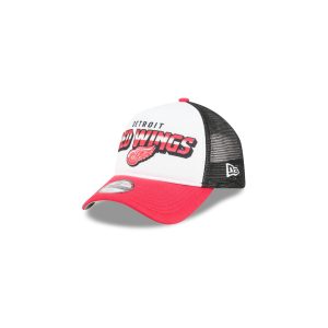 Detroit Red Wings Shine Kids 9FORTY A-Frame Trucker Hat
