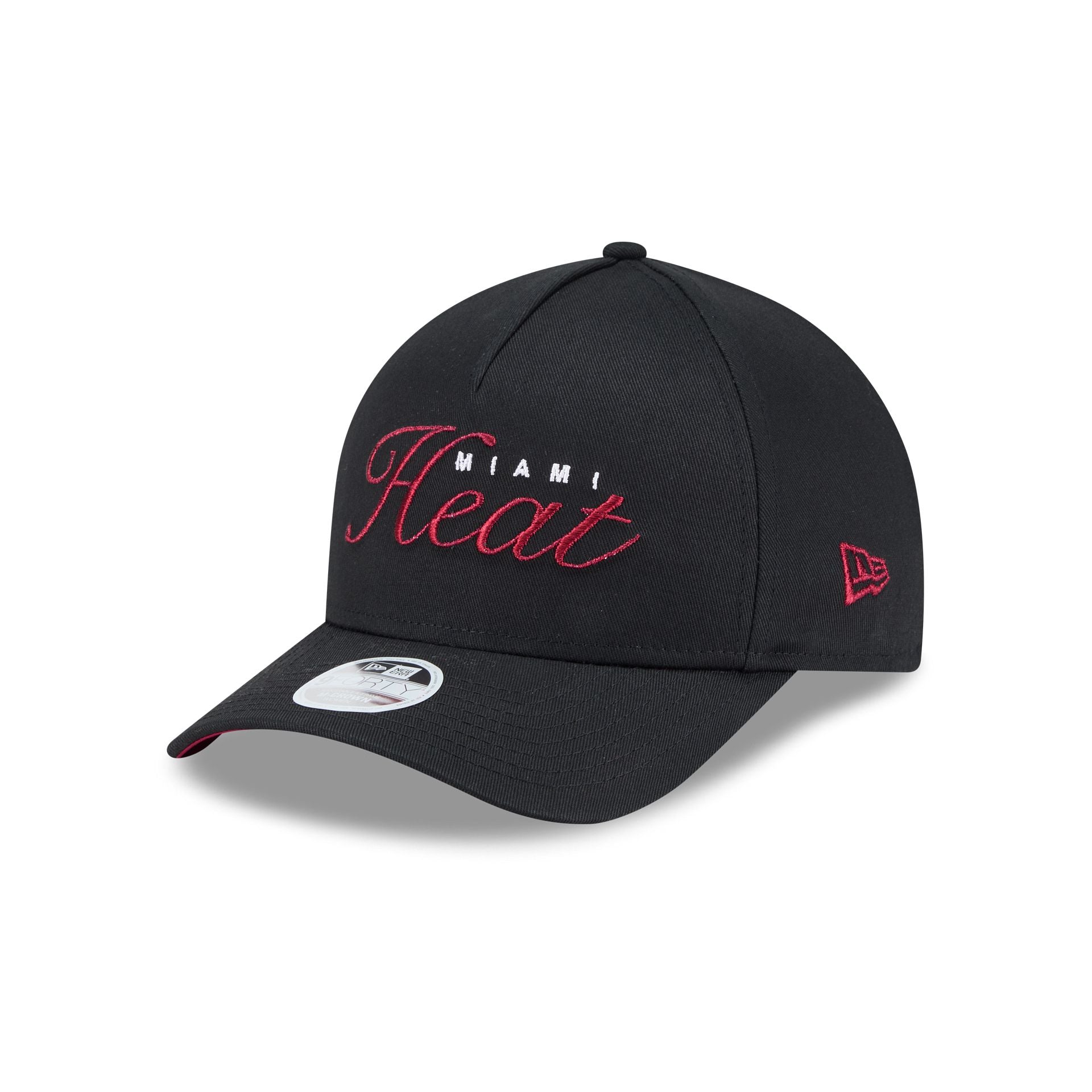 Miami Heat Metallic Women's 9FORTY M-Crown A-Frame Snapback Hat