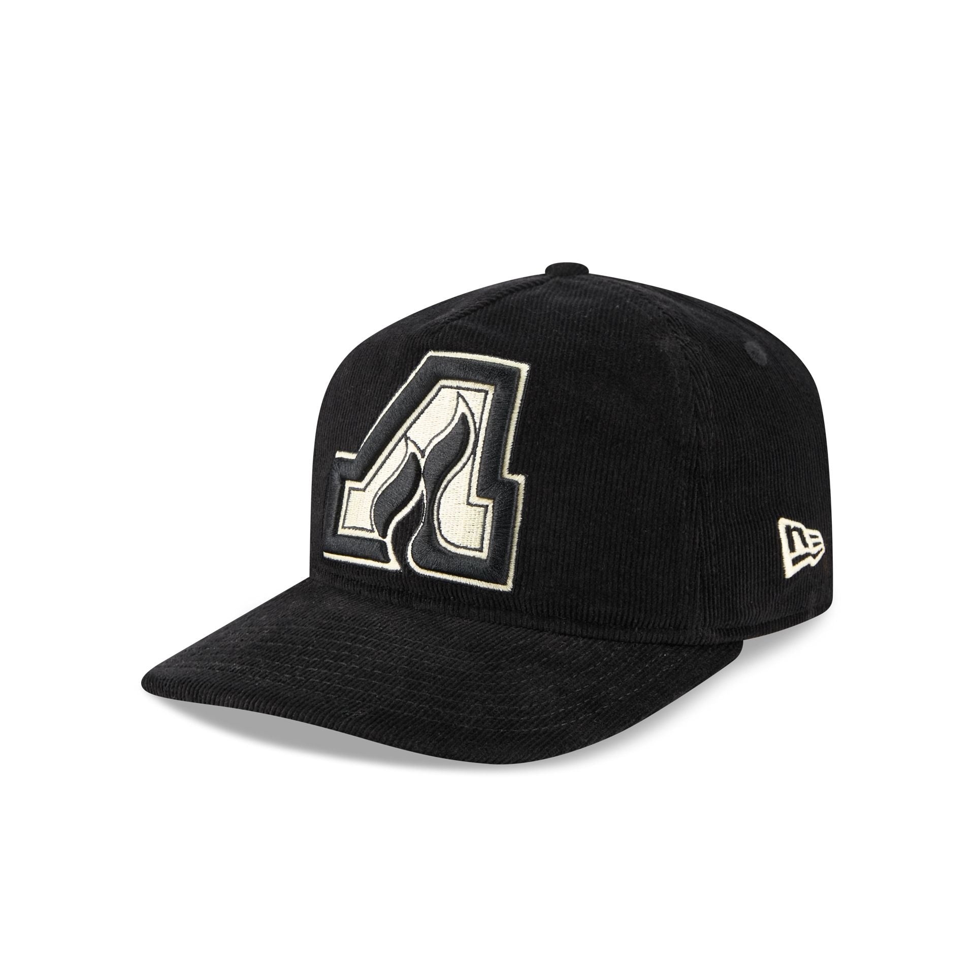 Atlanta Flames Nostalgic Black Corduroy 19TWENTY Adjustable Hat