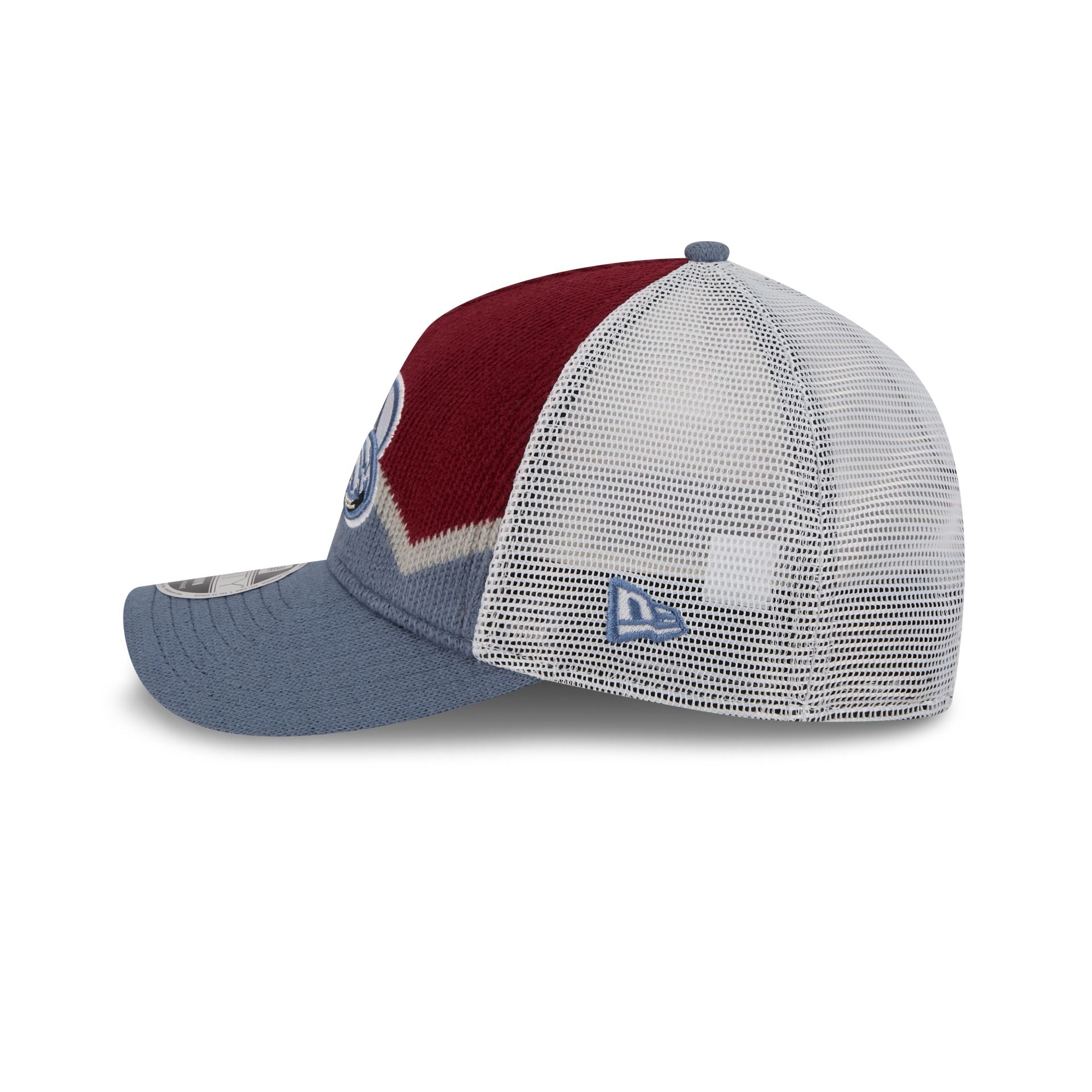 Colorado Avalanche Sock 9FORTY M-Crown A-Frame Trucker Hat - Image 4
