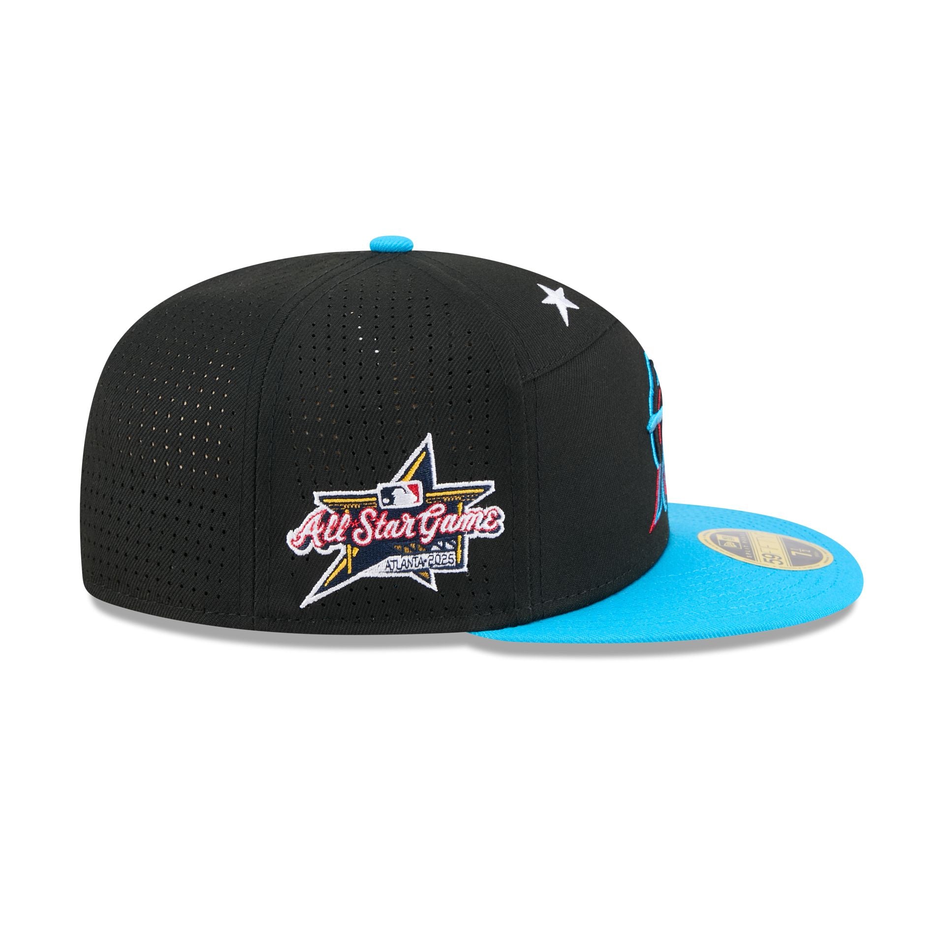 Miami Marlins 2025 All-Star Game Split Panel 59FIFTY Fitted Hat - Image 4