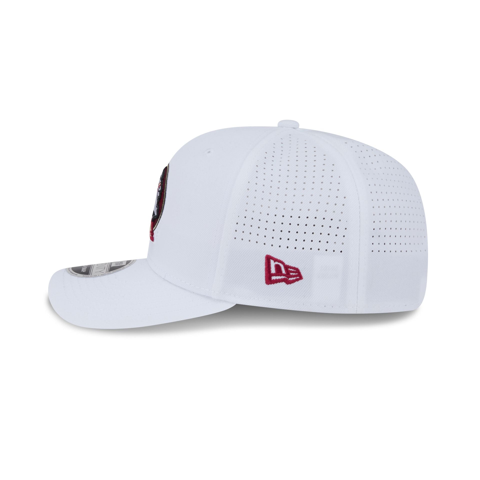 Florida State Seminoles Optic White Performance 9SEVENTY Stretch-Snap Hat - Image 4