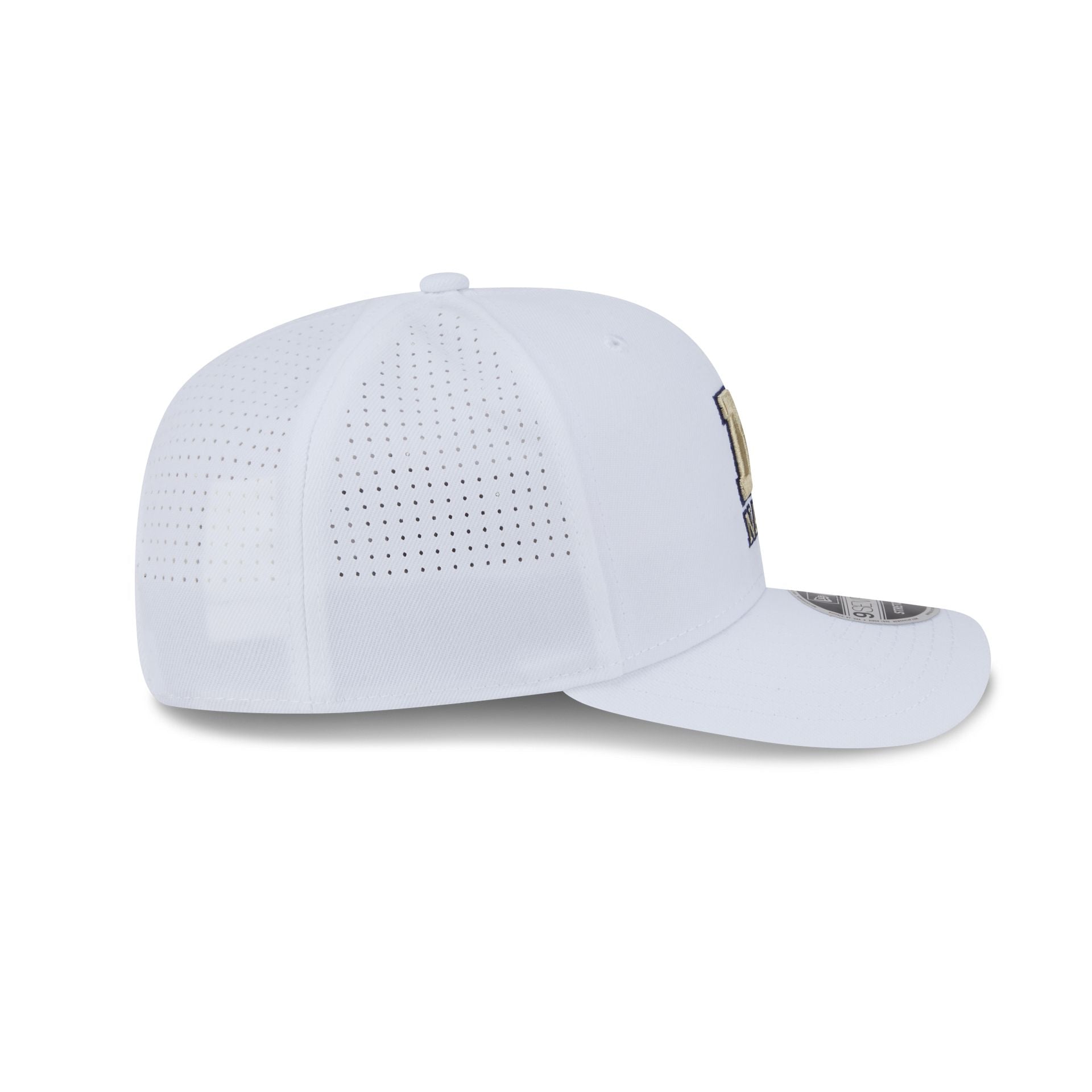 Navy Midshipmen Optic White Performance 9SEVENTY Stretch-Snap Hat - Image 5