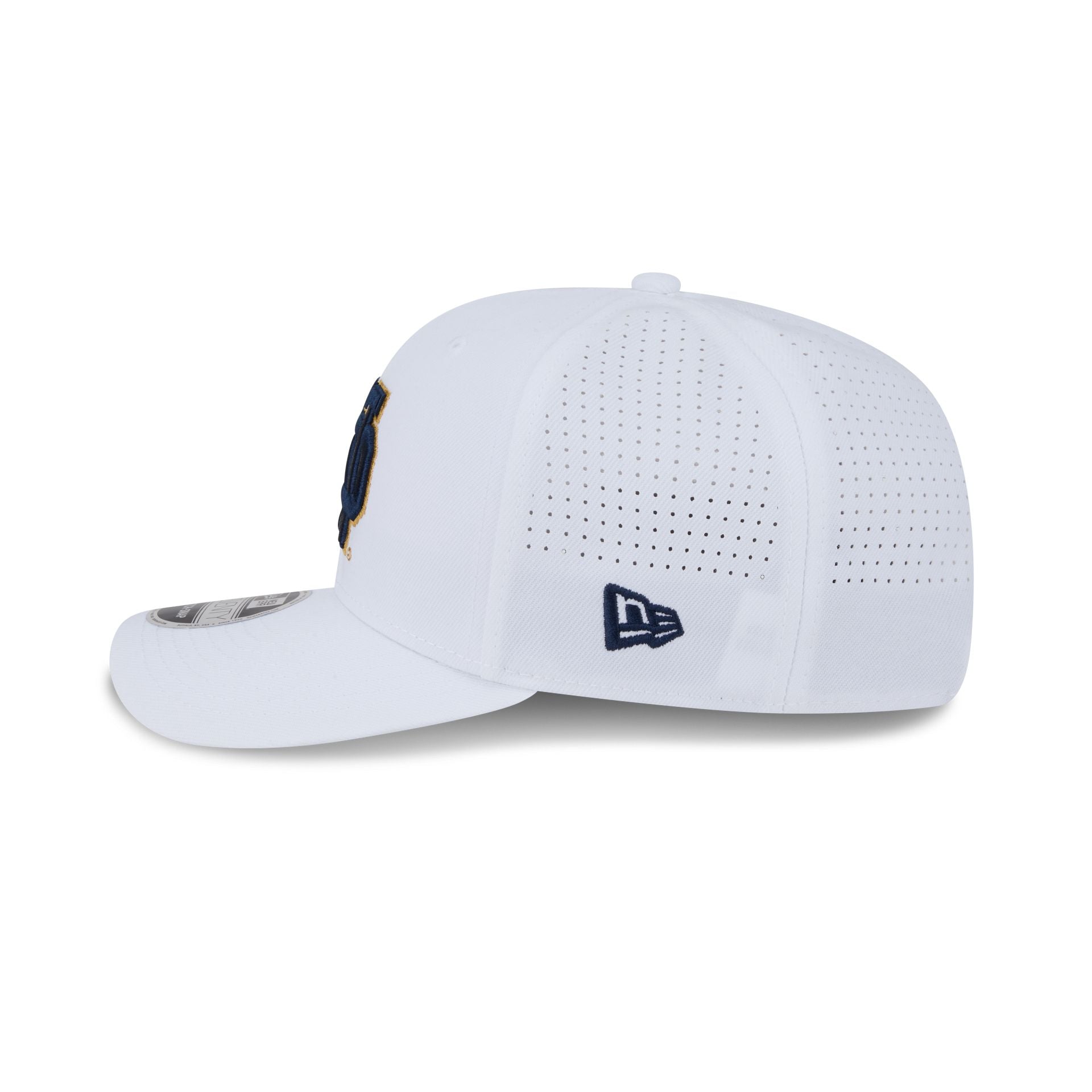 Notre Dame Fighting Irish Optic White Performance 9SEVENTY Stretch-Snap Hat - Image 4
