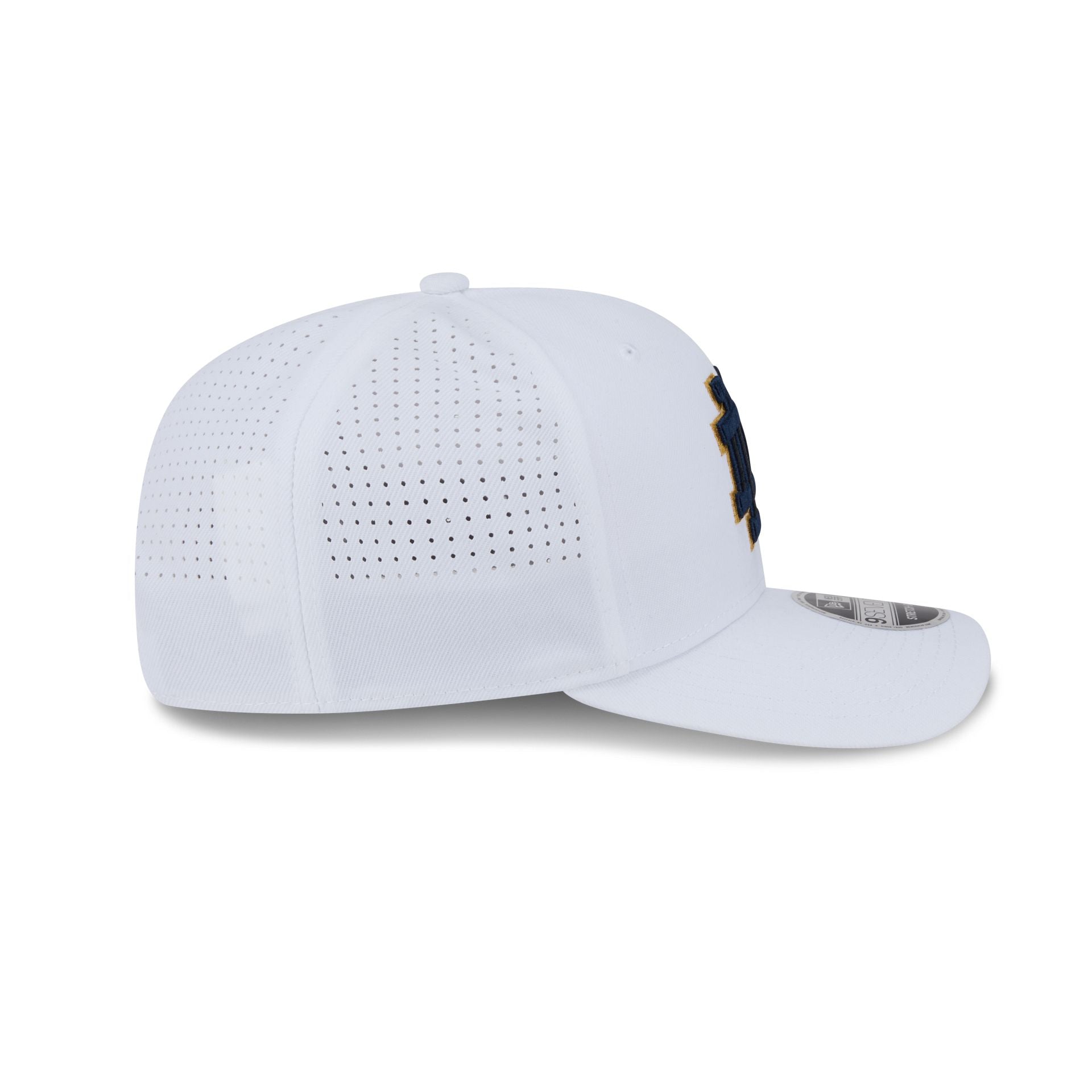 Notre Dame Fighting Irish Optic White Performance 9SEVENTY Stretch-Snap Hat - Image 5