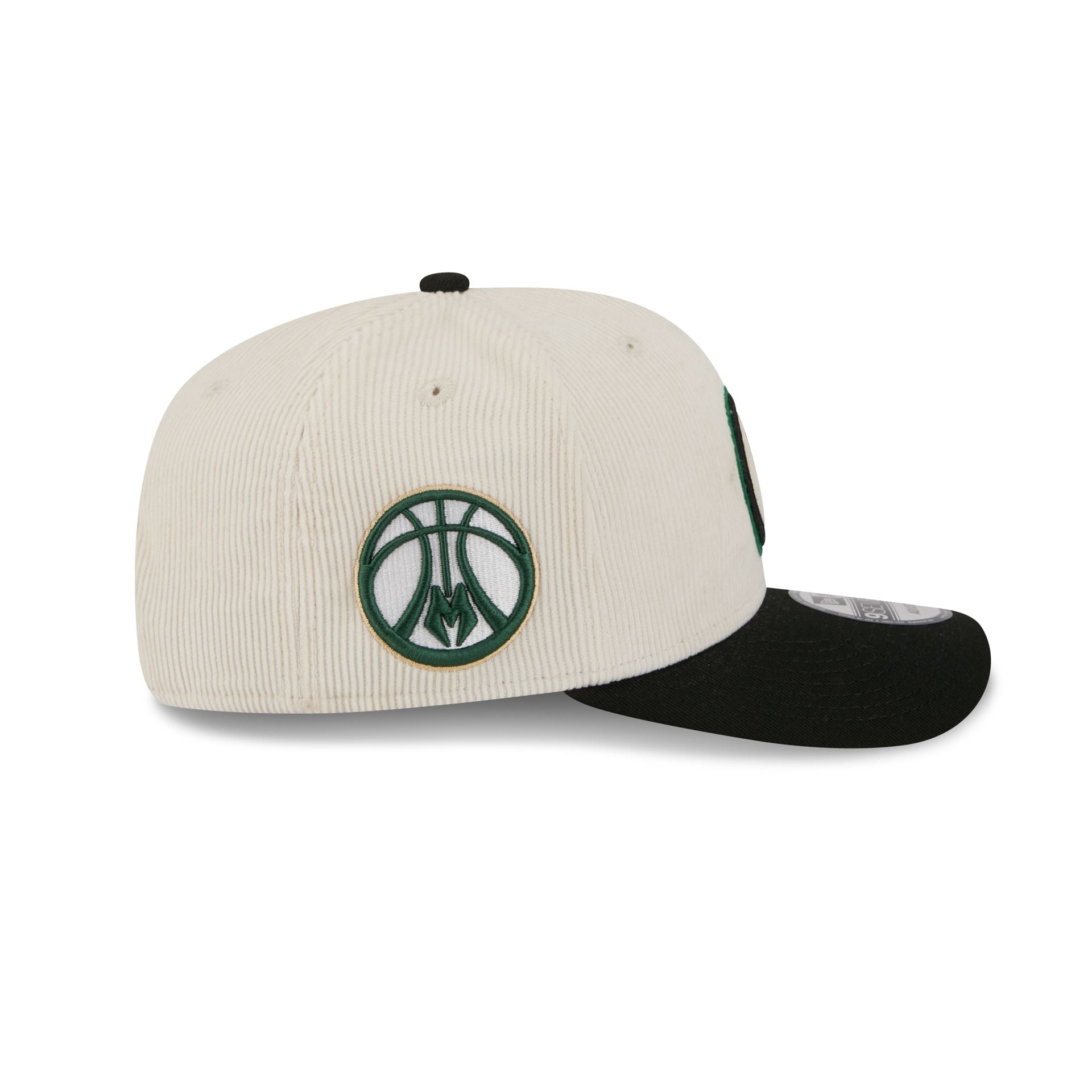 Milwaukee Bucks Loyal Corduroy 9SEVENTY Stretch-Snap Hat - Image 4