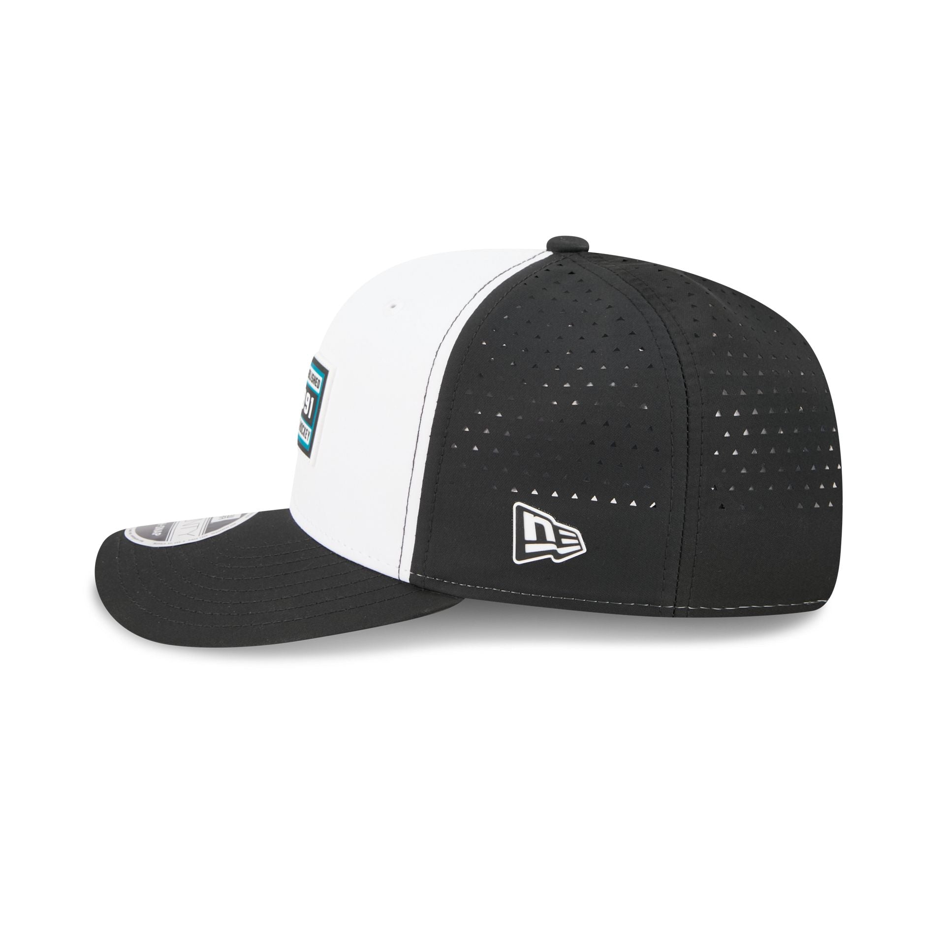 San Jose Sharks Est. Patch 9SEVENTY Stretch-Snap Hat - Image 4