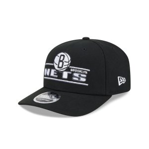 Brooklyn Nets Stated 9SEVENTY Stretch-Snap Hat