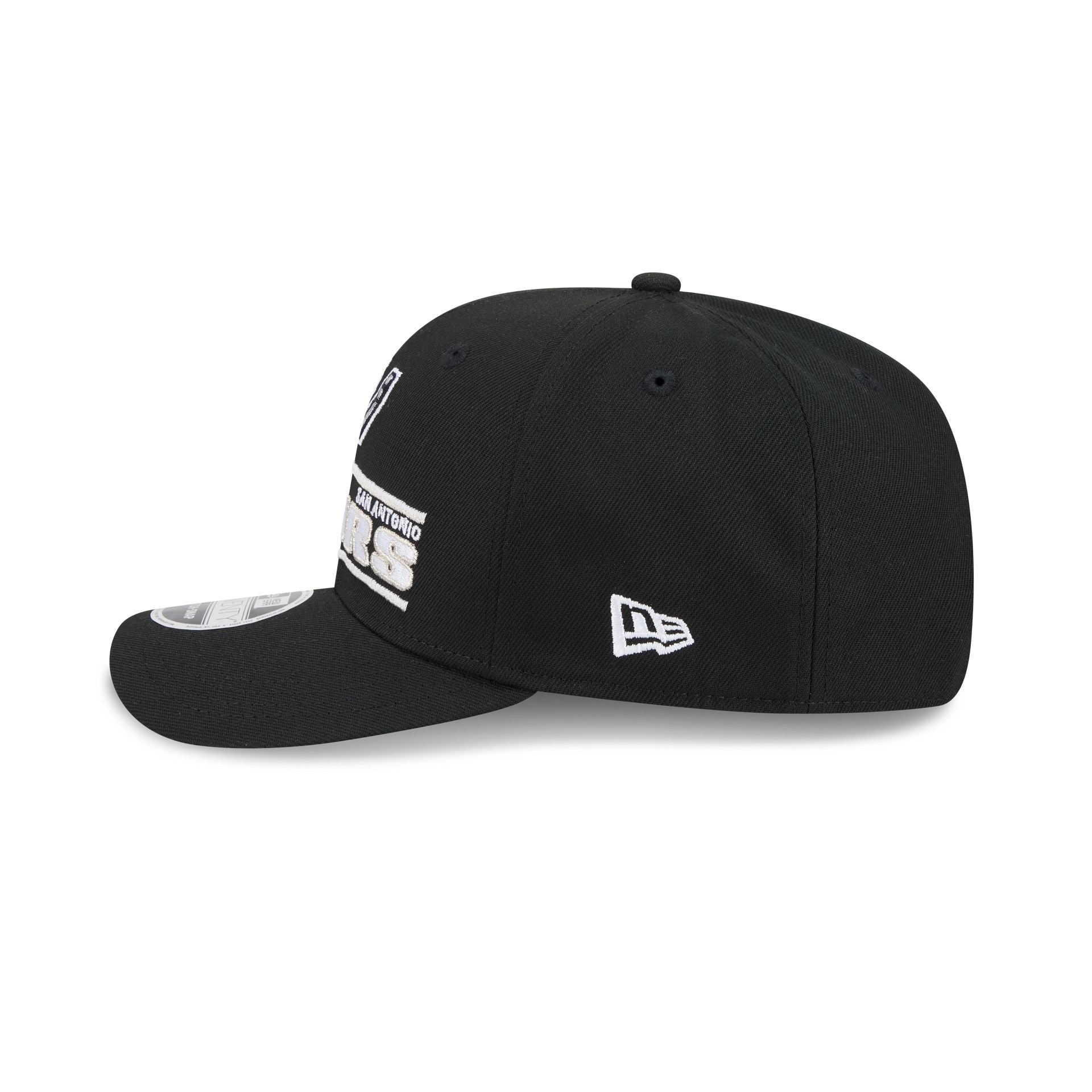 San Antonio Spurs Stated 9SEVENTY Stretch-Snap Hat - Image 4